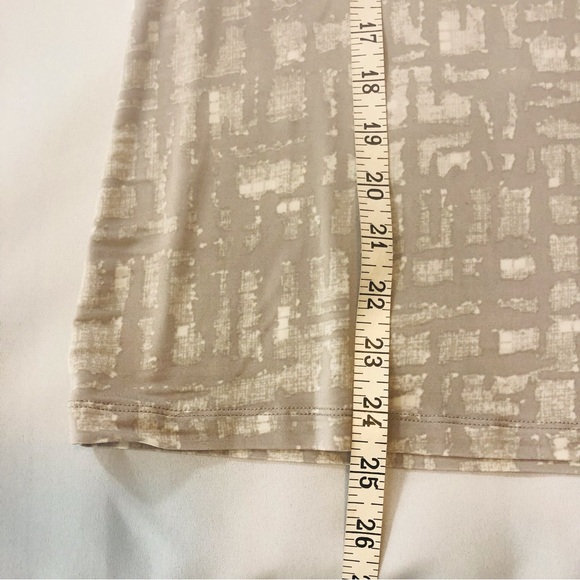 New York & Co Tan Cowl neck top - Picture 10 of 16